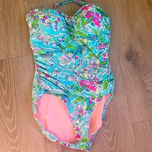 Lilly Pulitzer One Piece Swim Suit, size 12